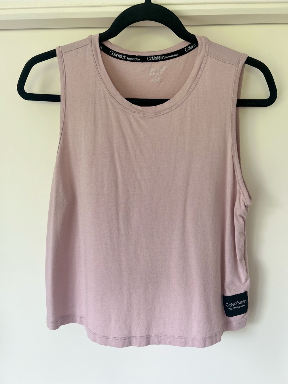 Calvin Klein Performance Dusty Pink Crewneck Tank